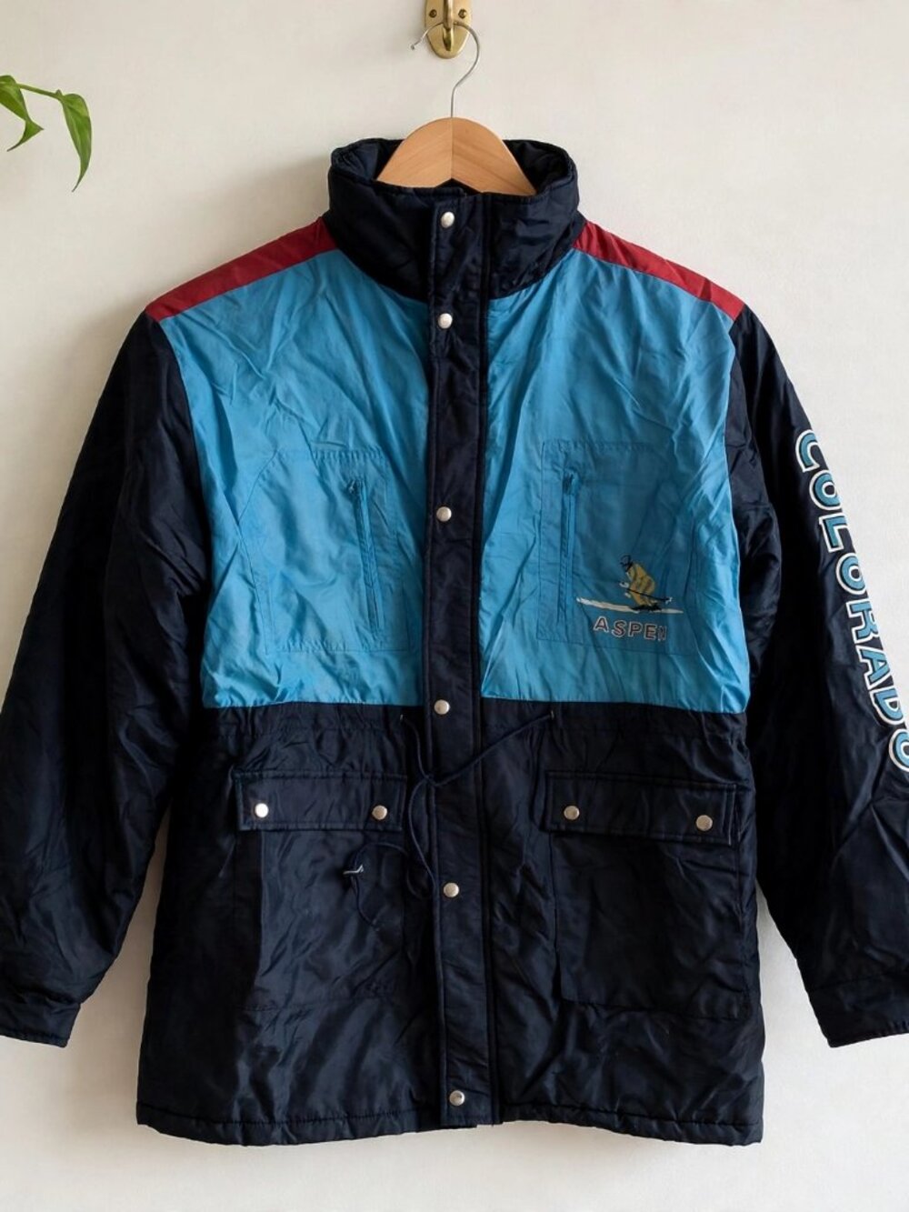 Vintage Sears Aspen Colorado ski jacket puffer mens L XL
